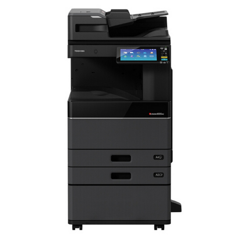 东芝（Toshiba）e-STUDIO4505AC A3彩色数码复合机 主机+双面器+双面同步扫描输稿器+工作台+第二纸盒